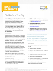 Construction Risk Insights Dial Before You Dig