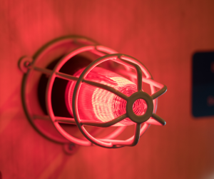 red alarm going off