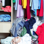 messy and disorganised home that needs decluttering