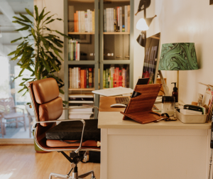 at home office for remote and hybrid working