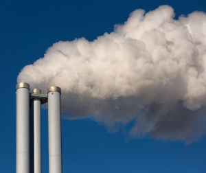 Carbon Monoxide gas coming out of a manufacturer